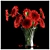 Vibrant Red Gerbera Bouquet 3D model small image 1