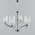 Elegant Mayflower Chandelier 3D model small image 1