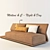 Dreamy Dreams: Night & Day Bed 3D model small image 2