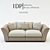 Nāvona Modern Sofa 3D model small image 1