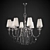 Elegant Florian Chandelier 3D model small image 1
