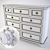 Elegant Bernhardt Marquesa Dresser 3D model small image 2