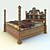 Title: Giovanni Visentin Bed - Artistic and Luxurious 3D model small image 1