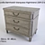 Stylish Bernhardt Marquesa Nightstand 3D model small image 1