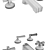 Waterworks Boulevard: Stylish Faucet 3D model small image 3