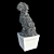 Sculpted Dog Topiary 3D model small image 2