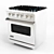 Viking 30-5 VGCC Gas Range 3D model small image 1