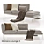 Luxurious Monaco Chaise II: Arik Ben Simhon Design 3D model small image 1