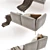 Luxurious Monaco Chaise II: Arik Ben Simhon Design 3D model small image 2