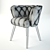 Sleek Nordic Design Chair 3D model small image 3