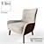 Elegant Vivienne Chair by Ulivi 3D model small image 1
