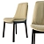 Classic Cappuccino Bern Chair 3D model small image 2
