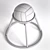 Barball Barstool: Sleek Design for Modern Spaces 3D model small image 3