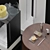 Luxury Bathroom Set: Osaka Table, Metal Cabinets, Soap Dispenser & More 3D model small image 2