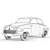 Classic Saab 92 (1949) - Original Vintage Model 3D model small image 2