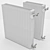 Highpoly Radiator with Vray Materials 3D model small image 1