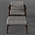 Elegant Zio Lounge Chair by Moooi 3D model small image 2