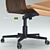 Italian Wing High Back Office Chair 3D model small image 2