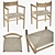 Modern Danish Design Chairs 3D model small image 2