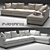 Eros Flexform Sofa: Stylish and Spacious 3D model small image 3