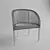 Elegant Elektra Wood Chair 3D model small image 2