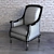 Elegant Carved Wood Armchair 3D model small image 3