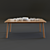 Navy 180x85cm Dining Table 3D model small image 2