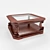 Modern Glass Coffee Table 3D model small image 2