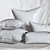 Versatile Cushion Set - 3 Sizes 3D model small image 2