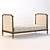 Sleek Black Rooster Daybed 3D model small image 1