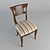 Svevo Chair: Elegant Italian Design 3D model small image 3