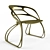 Elegant Butterfly Chair Soulmate 3D model small image 3