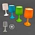 Kelly Table Lamp 3D model small image 1