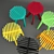 Voca Noise Stool: Sleek and Sustainable 3D model small image 3