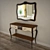 Tosato Console and Mirror Set 3D model small image 2