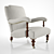 Elegant Morris Chair by The Odd Chair Co. 3D model small image 1