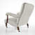 Elegant Morris Chair by The Odd Chair Co. 3D model small image 2