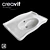 Vintage Charm: Creavit Antik Washbasin 3D model small image 1