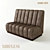 Velvet Lounge Sofa: Subberjean 3D model small image 1