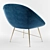 Silvio Cavatorta Designer Chair 3D model small image 2