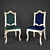 Timeless Elegance: Classic Chair 3D model small image 1