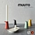 Sleek Grip & Float: Modern Candlesticks 3D model small image 1