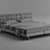 Elegant Jackie Bed by Poltrona Frau 3D model small image 2