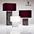 Elegant Ceramic Table Lamp 3D model small image 1