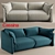 Cassina Luca Nichetto Sofa: Contemporary Elegance 3D model small image 1