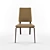 Elegant Leather Wood-Leg Side Chair 3D model small image 2