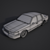 Vintage LINCOLN TownCar 1990s 3D model small image 3