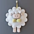 Sheep Wall Decor, 50cm | 35cm 3D model small image 1