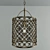 Bronze Cell Hanging Lamps 3D model small image 2