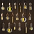 Vintage Edison Lightbulb Set 3D model small image 2